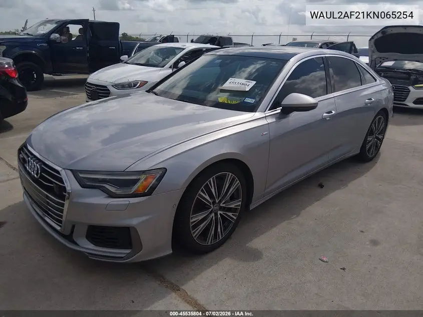 2019 Audi A6 55 Premium VIN: WAUL2AF21KN065254 Lot: 45535804