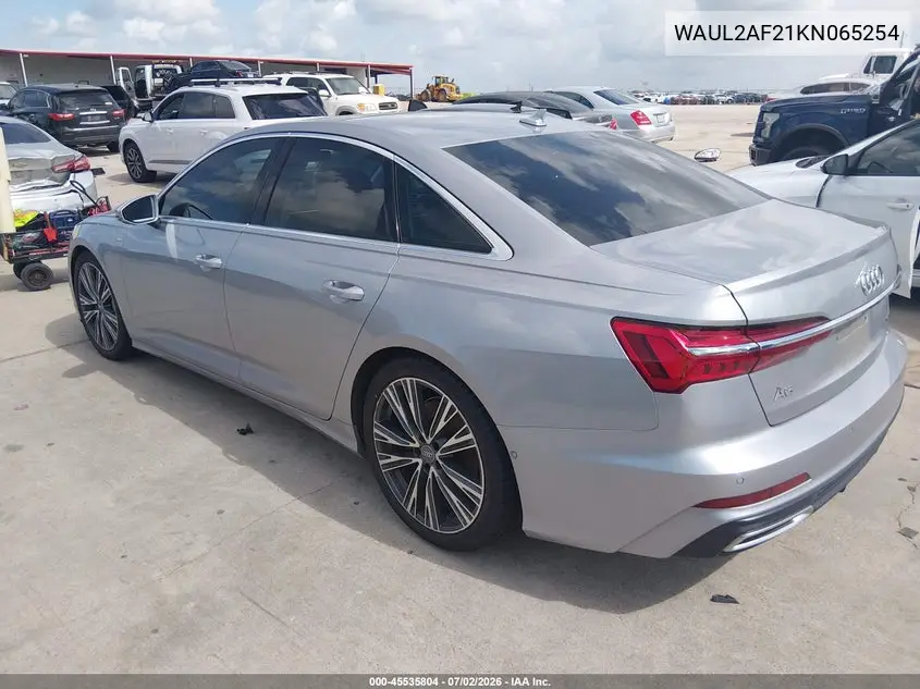 2019 Audi A6 55 Premium VIN: WAUL2AF21KN065254 Lot: 45535804