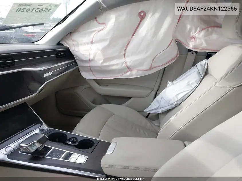 2019 Audi A6 45 Premium VIN: WAUD8AF24KN122355 Lot: 45631620