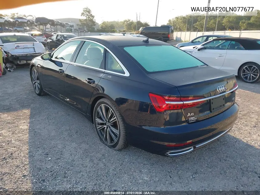 2020 Audi A6 Premium Plus 45 Tfsi Quattro S Tronic VIN: WAUE8AF20LN077677 Lot: 45495814