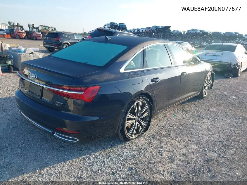 2020 Audi A6 Premium Plus 45 Tfsi Quattro S Tronic VIN: WAUE8AF20LN077677 Lot: 45495814