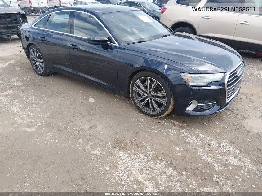 2020 Audi A6 Premium 45 Tfsi Quattro S Tronic VIN: WAUD8AF29LN058511 Lot: 45597545