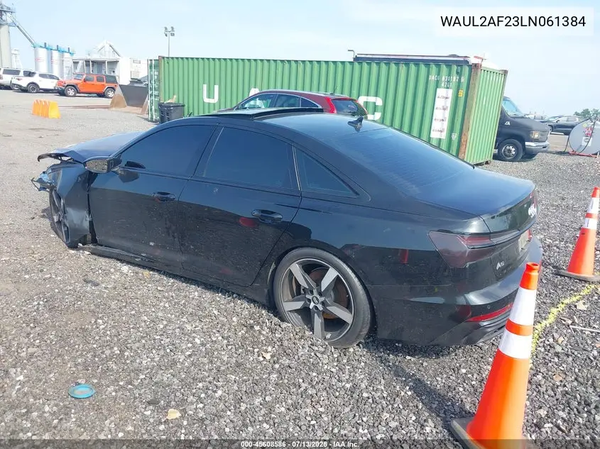 2020 Audi A6 Premium Plus 55 Tfsi Quattro S Tronic VIN: WAUL2AF23LN061384 Lot: 45608586