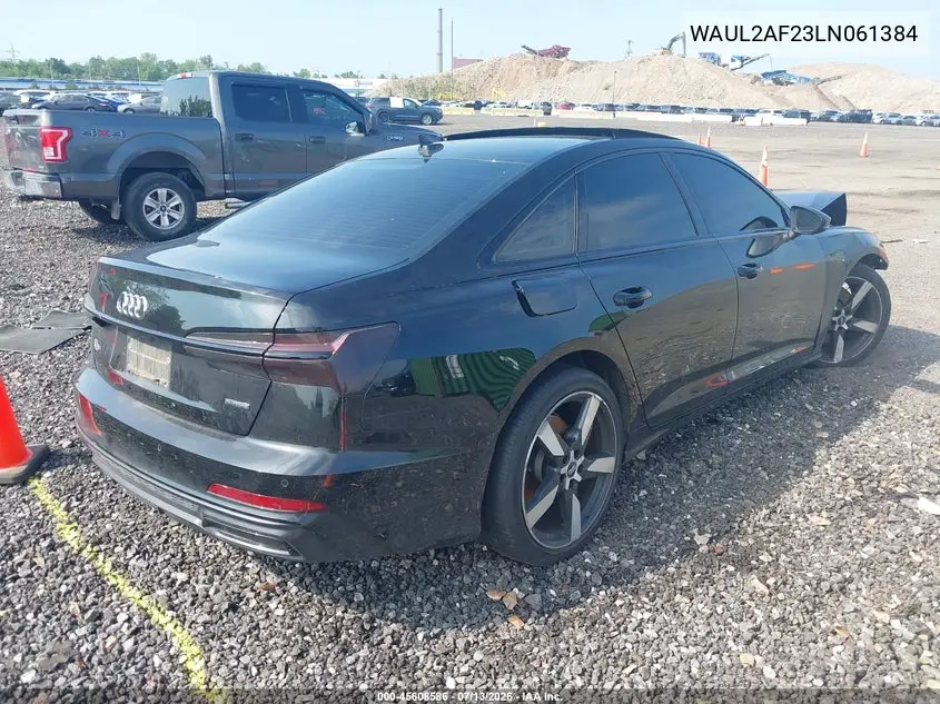 2020 Audi A6 Premium Plus 55 Tfsi Quattro S Tronic VIN: WAUL2AF23LN061384 Lot: 45608586