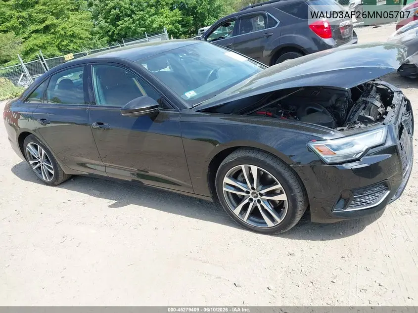 2021 Audi A6 VIN: WAUD3AF26MN057073 Lot: 45279409