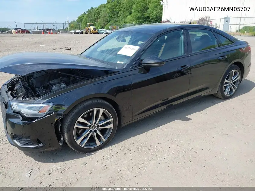 2021 Audi A6 VIN: WAUD3AF26MN057073 Lot: 45279409