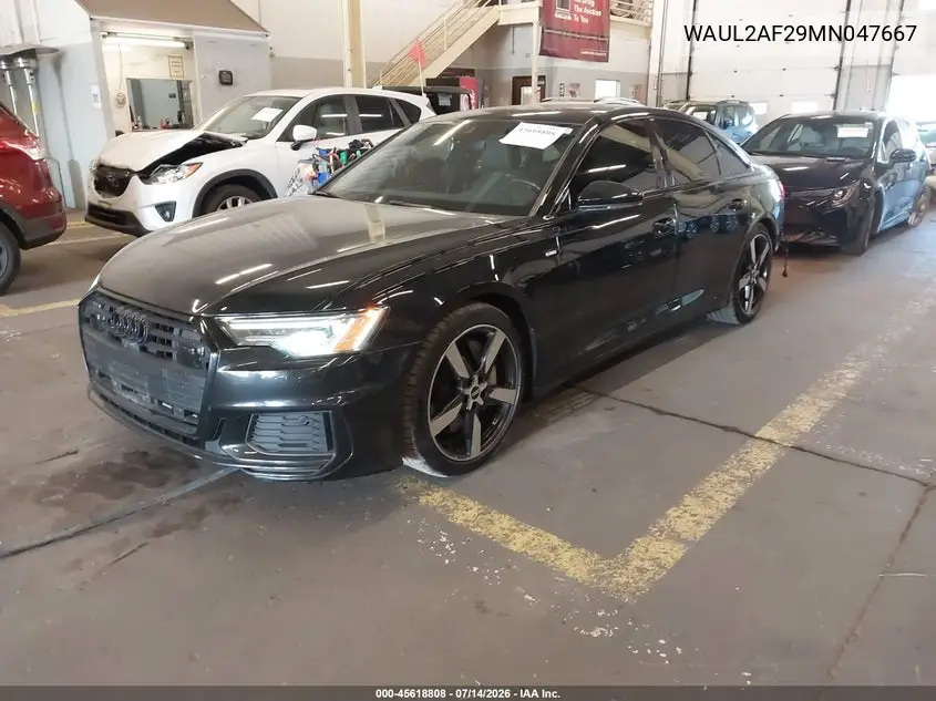 2021 Audi A6 Premium Plus 55 Tfsi Quattro S Tronic VIN: WAUL2AF29MN047667 Lot: 45618808