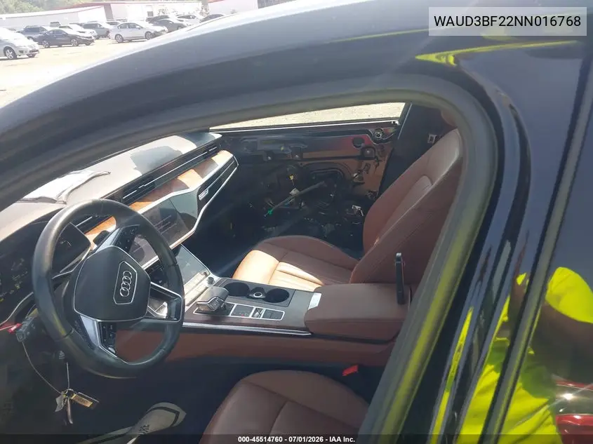 2022 Audi A6 Premium 45 Tfsi Quattro S Tronic VIN: WAUD3BF22NN016768 Lot: 45514760