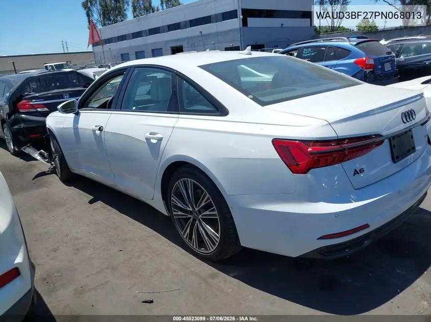 2023 Audi A6 Premium 45 Tfsi Quattro S Tronic VIN: WAUD3BF27PN068013 Lot: 45523099