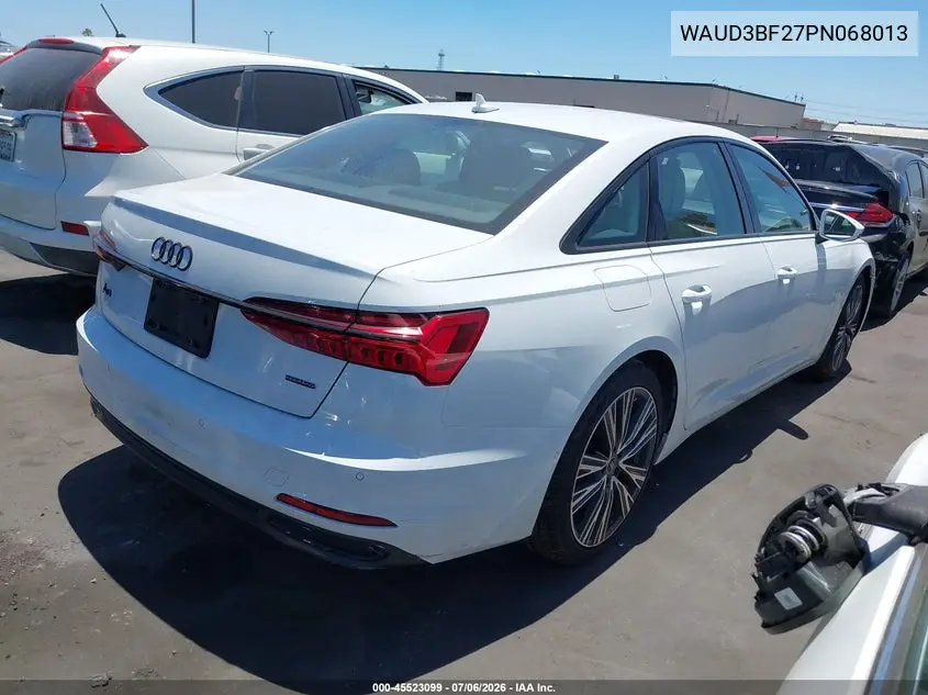 2023 Audi A6 Premium 45 Tfsi Quattro S Tronic VIN: WAUD3BF27PN068013 Lot: 45523099