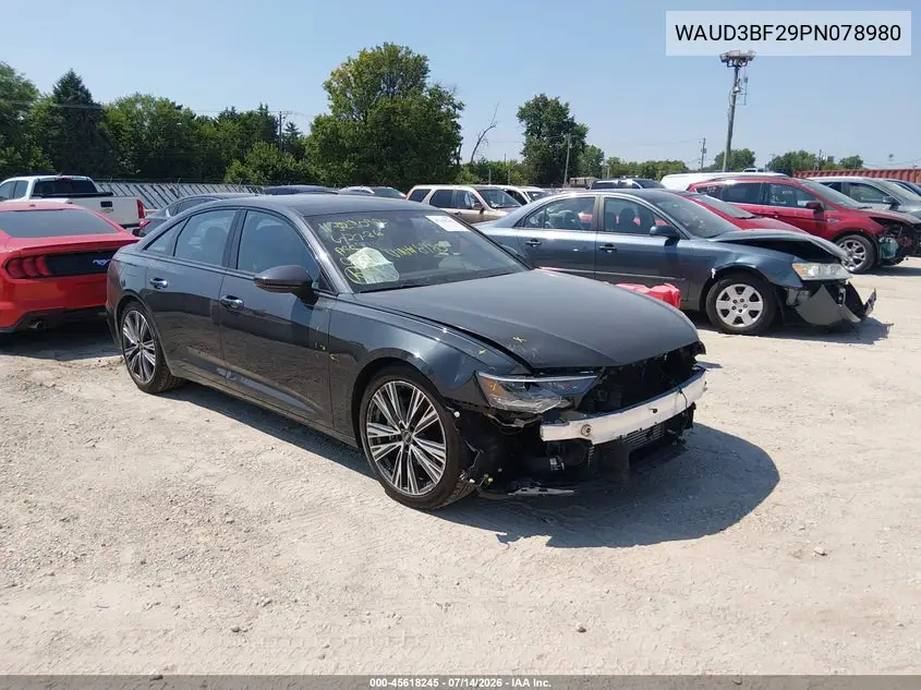 2023 Audi A6 Premium 45 Tfsi Quattro S Tronic VIN: WAUD3BF29PN078980 Lot: 45618245