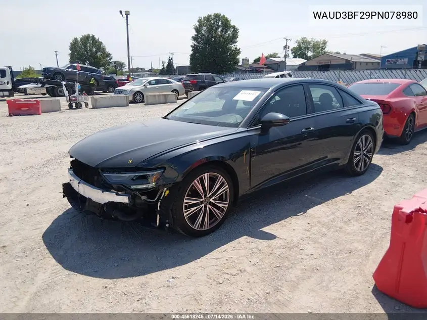2023 Audi A6 Premium 45 Tfsi Quattro S Tronic VIN: WAUD3BF29PN078980 Lot: 45618245