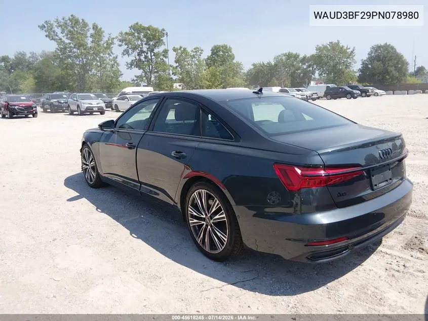2023 Audi A6 Premium 45 Tfsi Quattro S Tronic VIN: WAUD3BF29PN078980 Lot: 45618245
