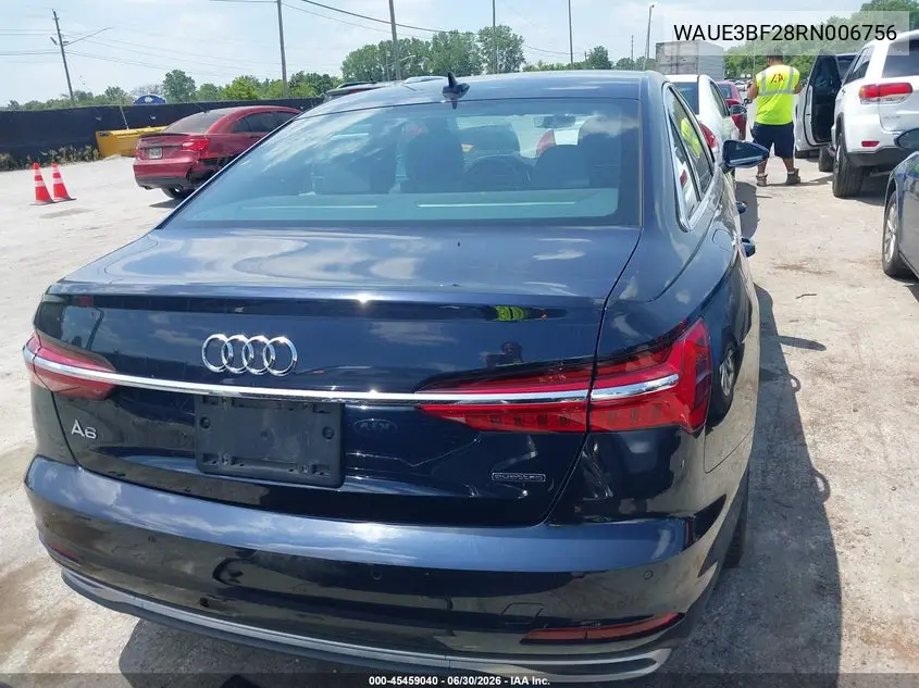2024 Audi A6 Premium Plus 45 Tfsi Quattro S Tronic VIN: WAUE3BF28RN006756 Lot: 45459040