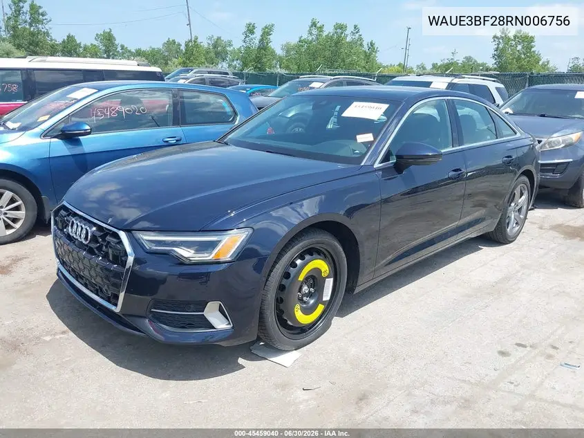 2024 Audi A6 Premium Plus 45 Tfsi Quattro S Tronic VIN: WAUE3BF28RN006756 Lot: 45459040