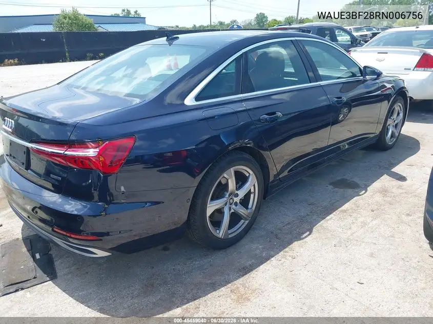 2024 Audi A6 Premium Plus 45 Tfsi Quattro S Tronic VIN: WAUE3BF28RN006756 Lot: 45459040