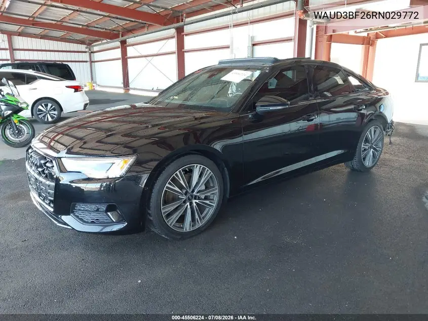 2024 Audi A6 Premium 45 Tfsi Quattro S Tronic VIN: WAUD3BF26RN029772 Lot: 45506224