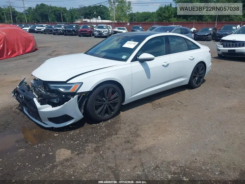 2024 Audi A6 Premium Plus 45 Tfsi Quattro S Tronic VIN: WAUE3BF22RN057038 Lot: 45592780
