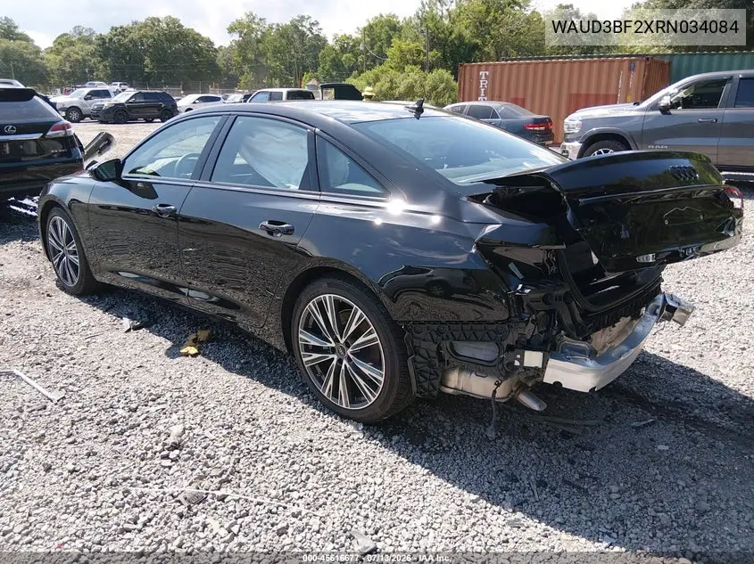 2024 Audi A6 Premium 45 Tfsi Quattro S Tronic VIN: WAUD3BF2XRN034084 Lot: 45616677