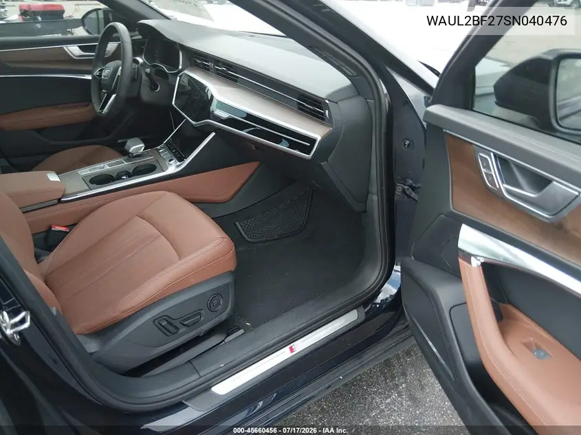 2025 Audi A6 Premium Plus 55 Tfsi Quattro S Tronic VIN: WAUL2BF27SN040476 Lot: 45660456