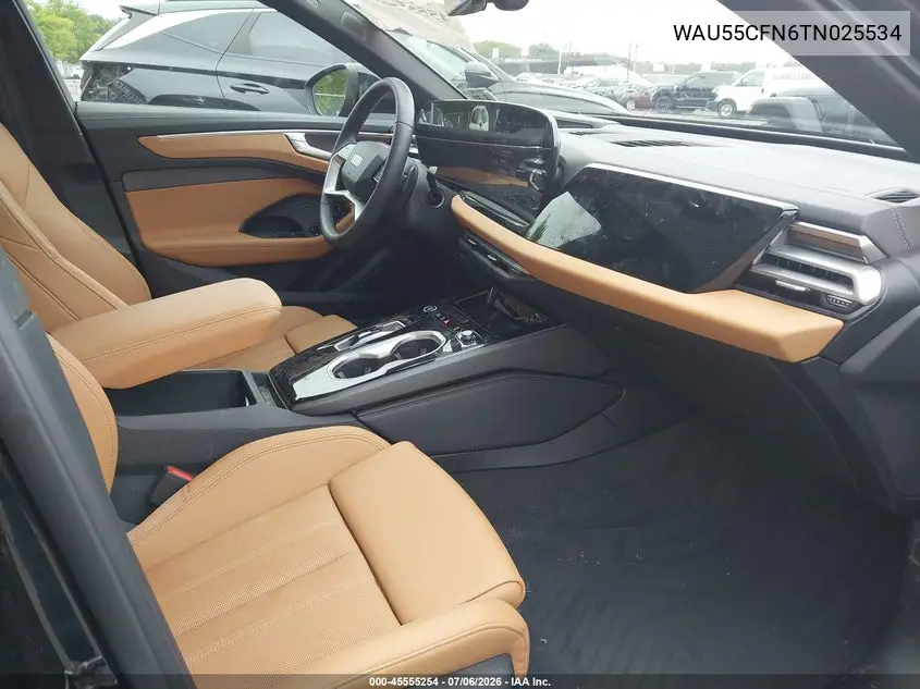 2026 Audi A6 Premium Plus Quattro S Tronic VIN: WAU55CFN6TN025534 Lot: 45555254