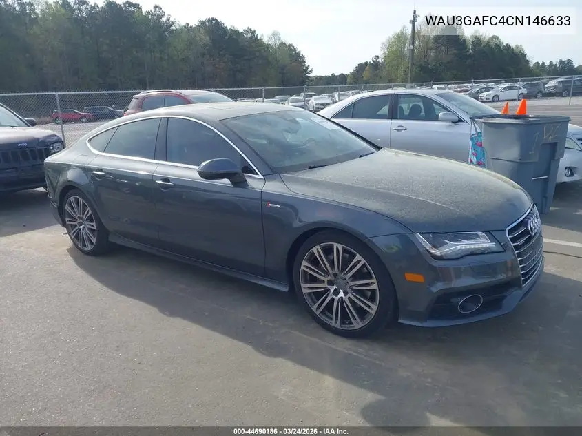 2012 Audi A7 Premium VIN: WAU3GAFC4CN146633 Lot: 44690186