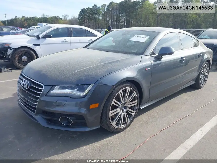 2012 Audi A7 Premium VIN: WAU3GAFC4CN146633 Lot: 44690186