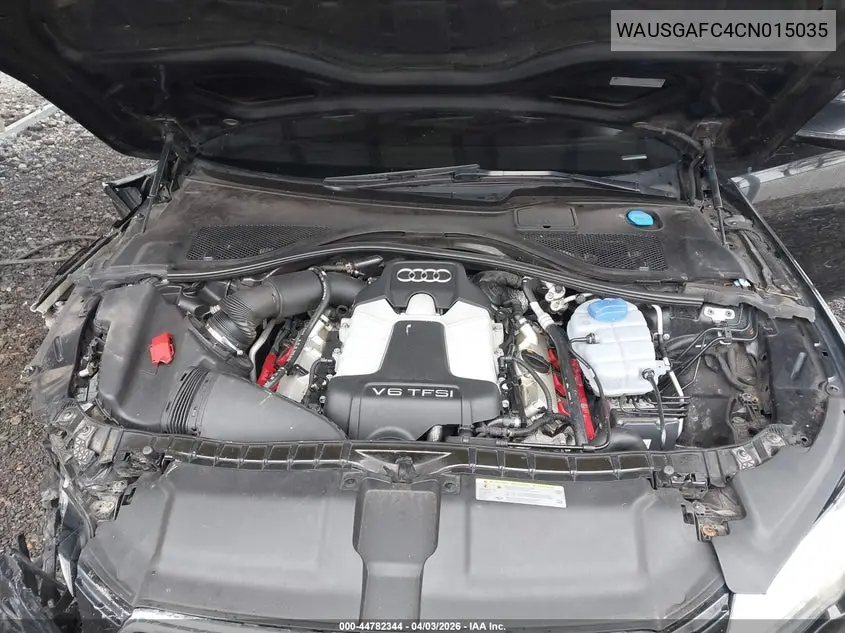2012 Audi A7 Premium VIN: WAUSGAFC4CN015035 Lot: 44782344
