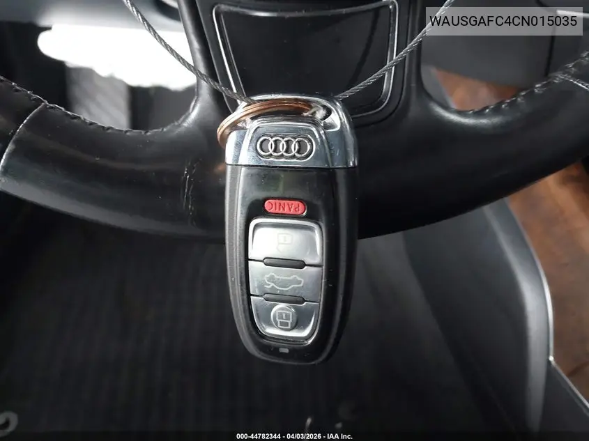 2012 Audi A7 Premium VIN: WAUSGAFC4CN015035 Lot: 44782344