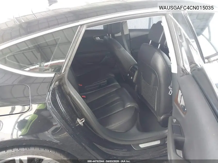2012 Audi A7 Premium VIN: WAUSGAFC4CN015035 Lot: 44782344