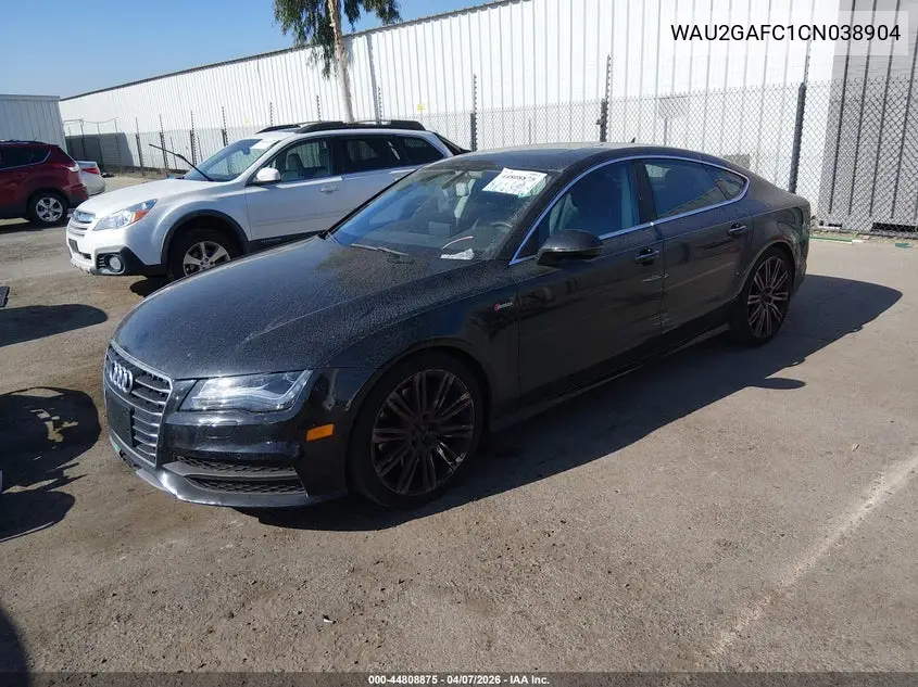 2012 Audi A7 Premium VIN: WAU2GAFC1CN038904 Lot: 44808875