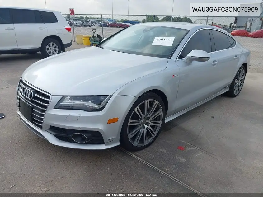 2012 Audi A7 Premium VIN: WAU3GAFC3CN075909 Lot: 44981039