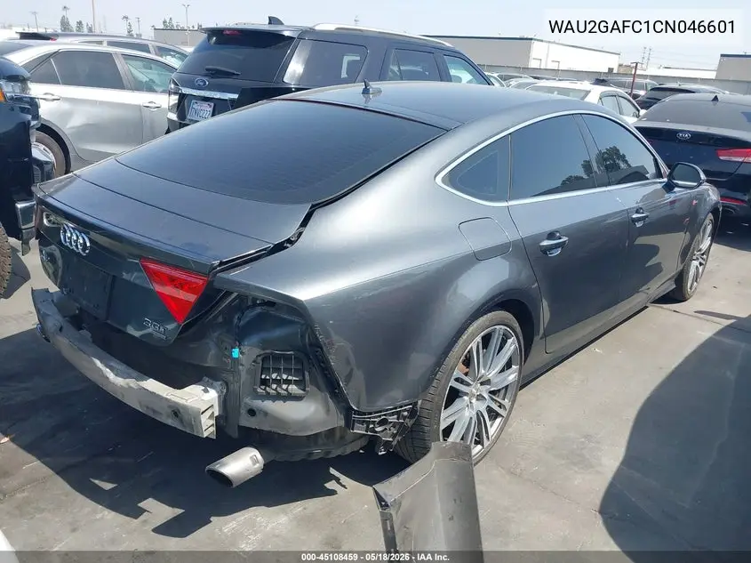 2012 Audi A7 Premium VIN: WAU2GAFC1CN046601 Lot: 45108459
