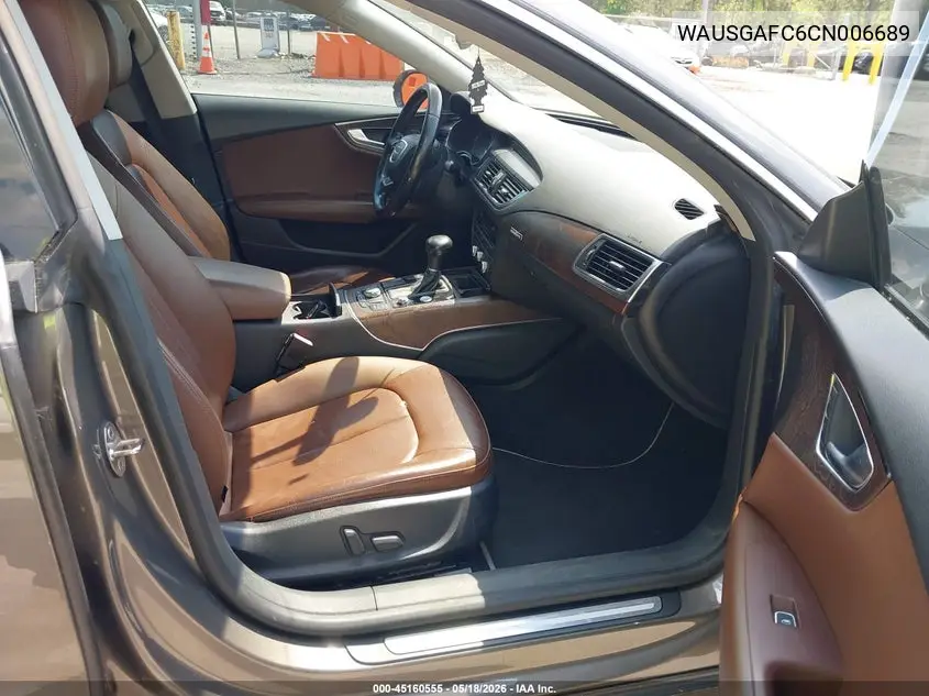 2012 Audi A7 Premium VIN: WAUSGAFC6CN006689 Lot: 45160555