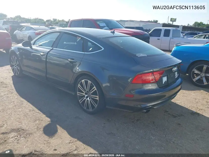 2012 Audi A7 Premium VIN: WAU2GAFC5CN113605 Lot: 45192578