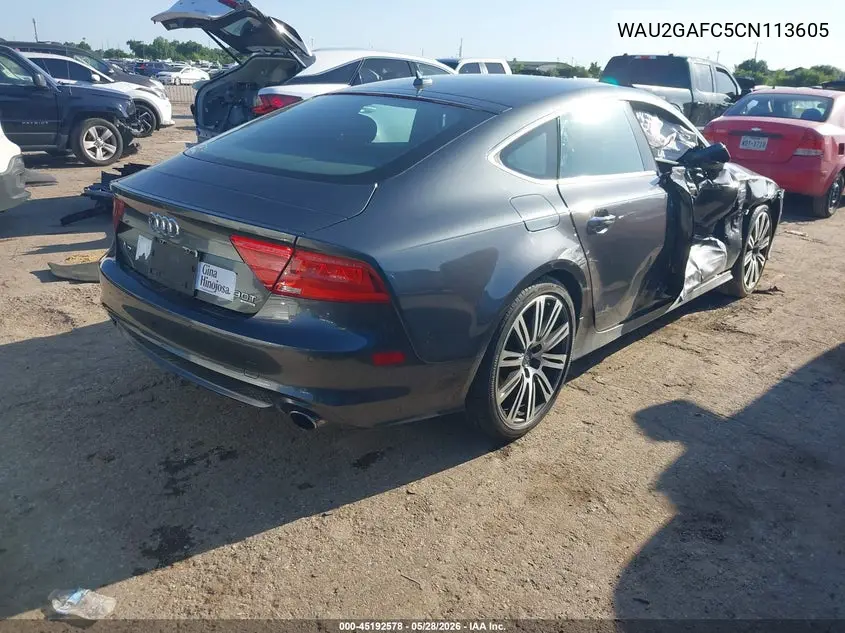 2012 Audi A7 Premium VIN: WAU2GAFC5CN113605 Lot: 45192578