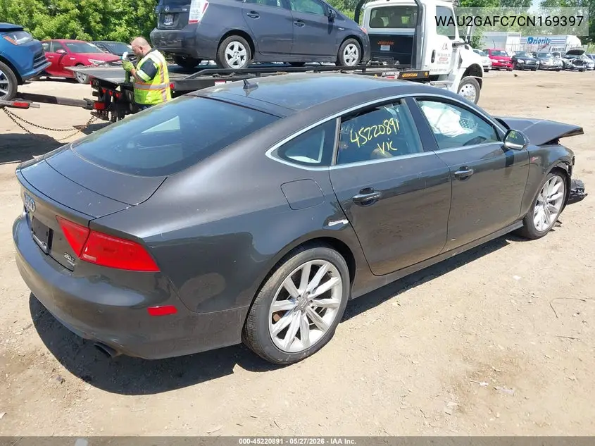 2012 Audi A7 Premium VIN: WAU2GAFC7CN169397 Lot: 45220891