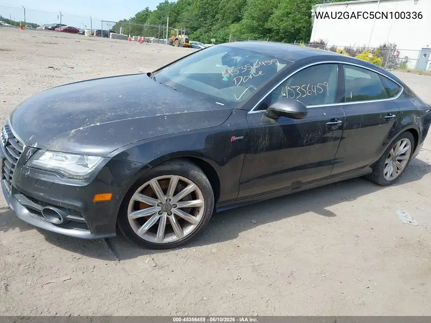 2012 Audi A7 3.0 Prestige VIN: WAU2GAFC5CN100336 Lot: 45356459