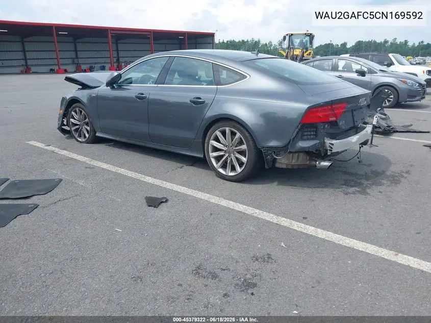 2012 Audi A7 3.0 Prestige VIN: WAU2GAFC5CN169592 Lot: 45379322
