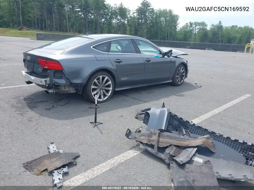 2012 Audi A7 3.0 Prestige VIN: WAU2GAFC5CN169592 Lot: 45379322