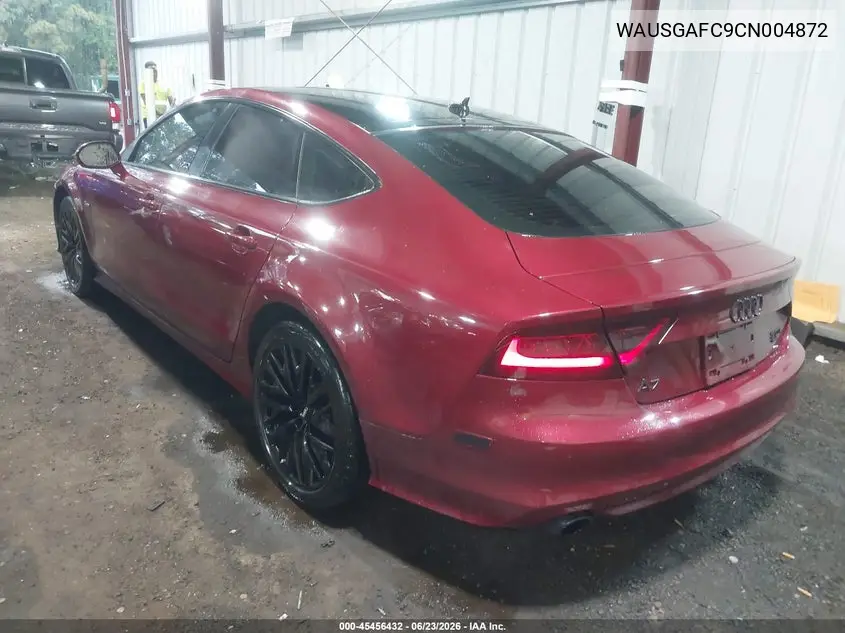 2012 Audi A7 3.0 Prestige VIN: WAUSGAFC9CN004872 Lot: 45456432