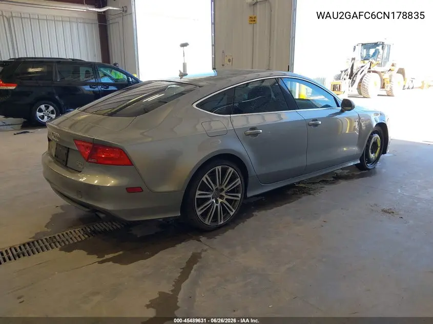 2012 Audi A7 3.0 Prestige VIN: WAU2GAFC6CN178835 Lot: 45489631