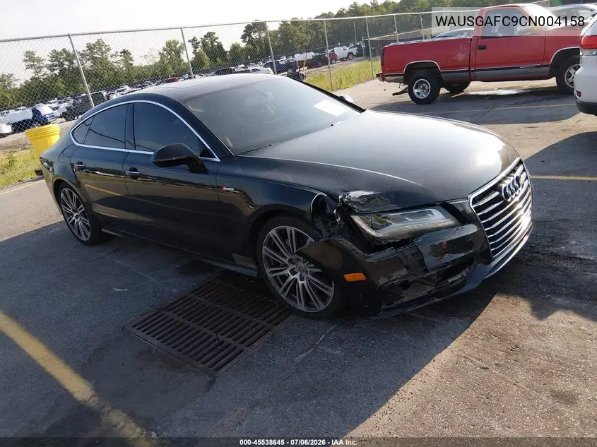 2012 Audi A7 3.0 Prestige VIN: WAUSGAFC9CN004158 Lot: 45538645