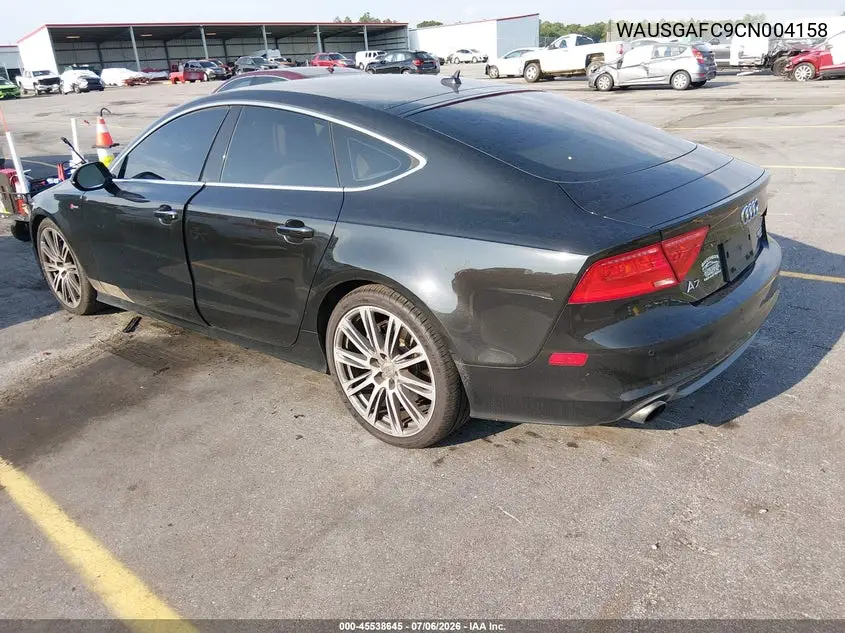 2012 Audi A7 3.0 Prestige VIN: WAUSGAFC9CN004158 Lot: 45538645