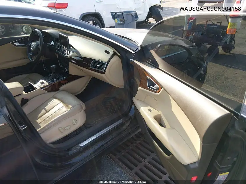 2012 Audi A7 3.0 Prestige VIN: WAUSGAFC9CN004158 Lot: 45538645
