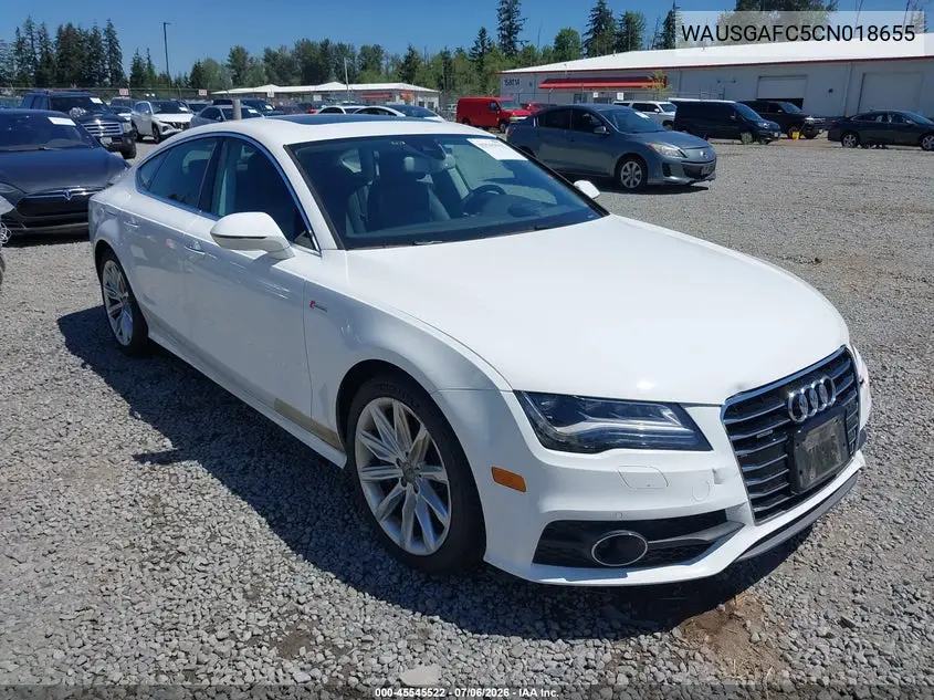 2012 Audi A7 3.0 Prestige VIN: WAUSGAFC5CN018655 Lot: 45545522