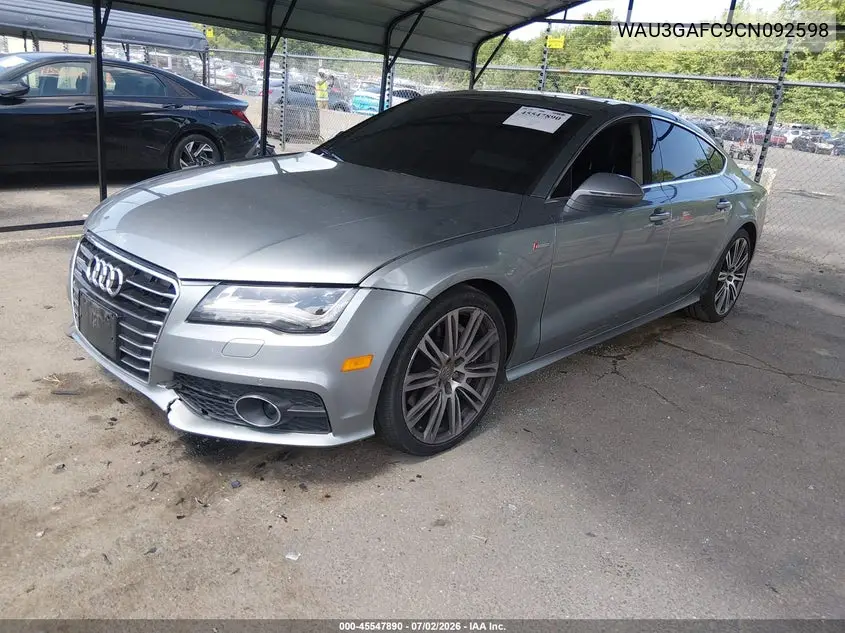 2012 Audi A7 3.0 Prestige VIN: WAU3GAFC9CN092598 Lot: 45547890