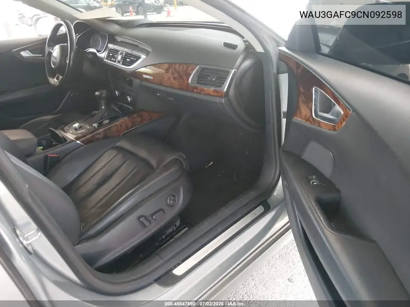 2012 Audi A7 3.0 Prestige VIN: WAU3GAFC9CN092598 Lot: 45547890