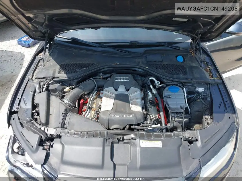 2012 Audi A7 3.0 Premium Plus VIN: WAUYGAFC1CN149205 Lot: 45646714