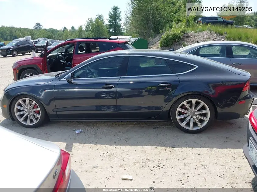 2012 Audi A7 3.0 Premium Plus VIN: WAUYGAFC1CN149205 Lot: 45646714
